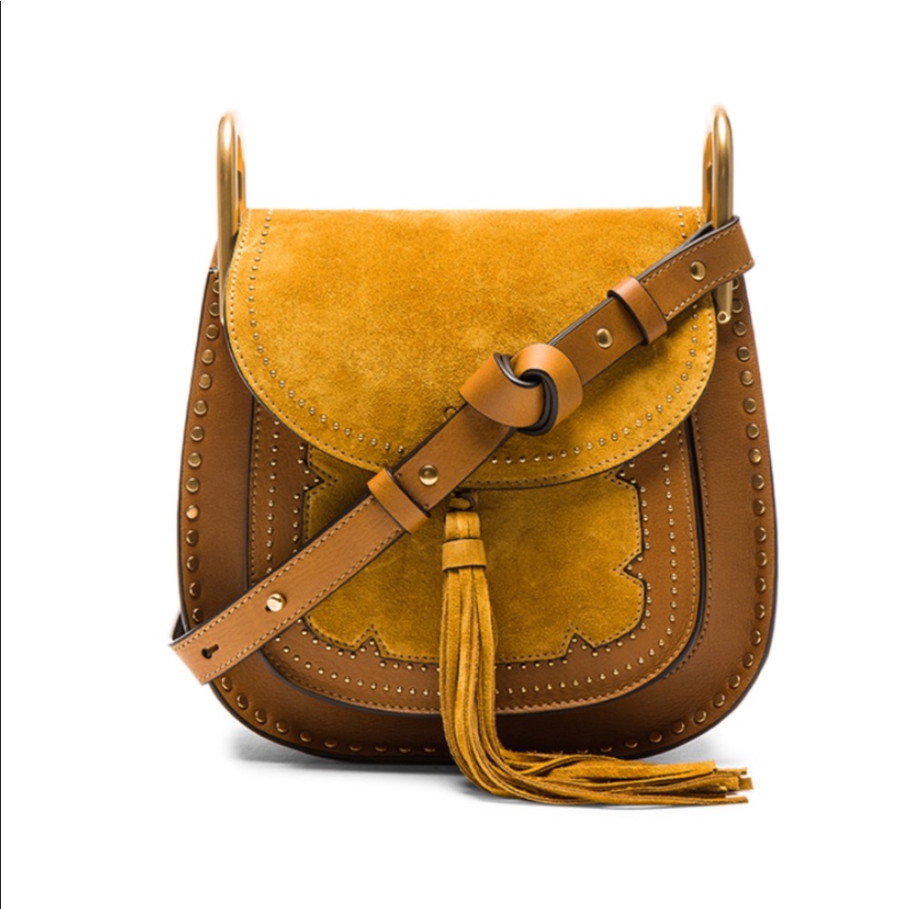 Chloe Small Suede Patchwork Hudson Bag